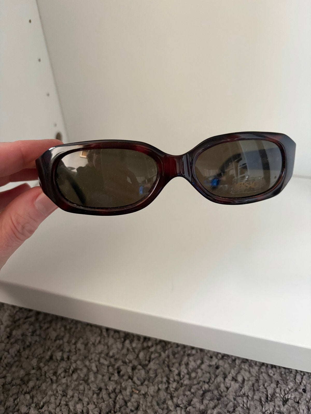 Vintage Gianni Versace zonnebril - MOD. 531/A COL. 900, Zonnebril, Bruin, Verzenden, Gianni Versace