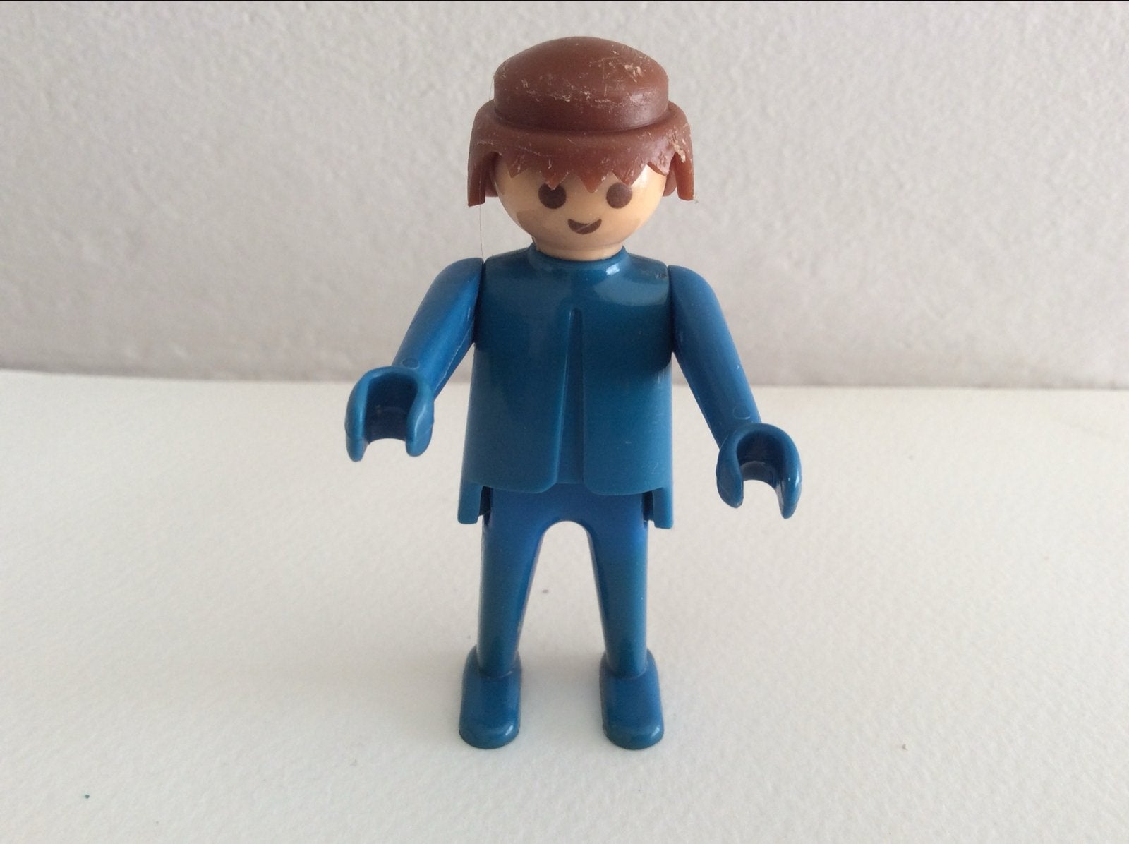 Vintage Playmobil Figuur 1974 - Geobra. Blauw Pak met Hoed, Ophalen of Verzenden, Gebruikt