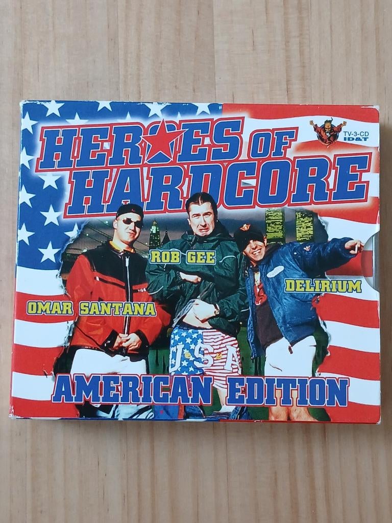 Heroes of hardcore ( american edit)3cd, Cd's en Dvd's, Cd's | Dance en House, Verzenden, Zo goed als nieuw
