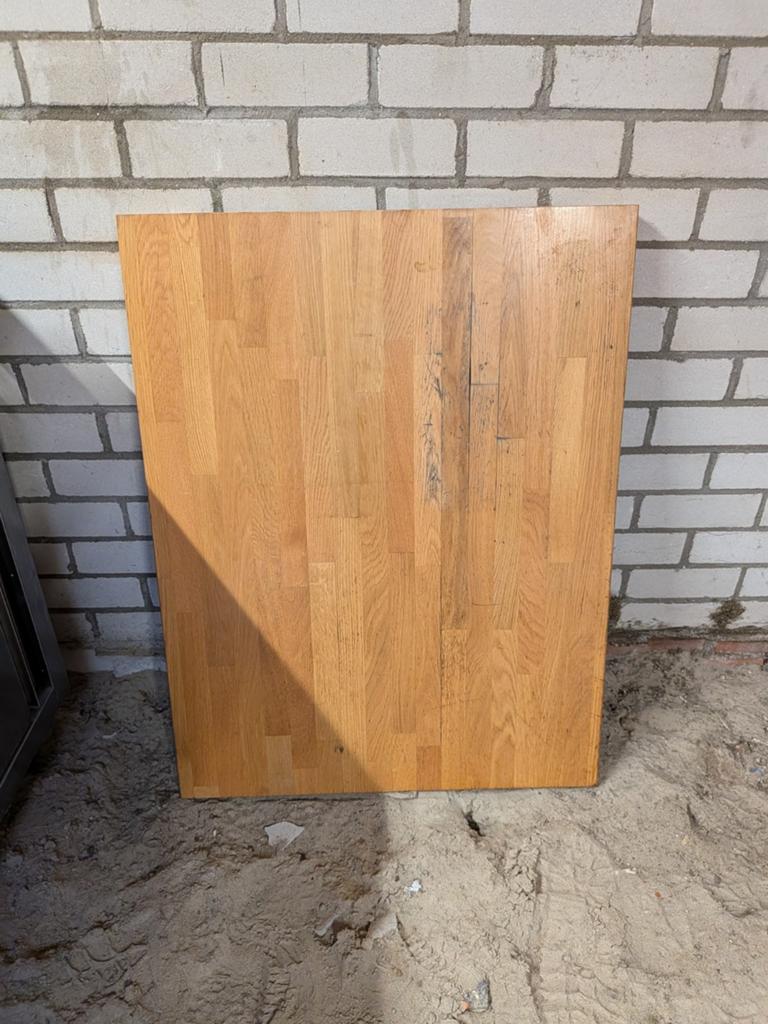 Klein massief houten barblad, Ophalen, Rechthoekig, 50 tot 100 cm, 50 tot 100 cm