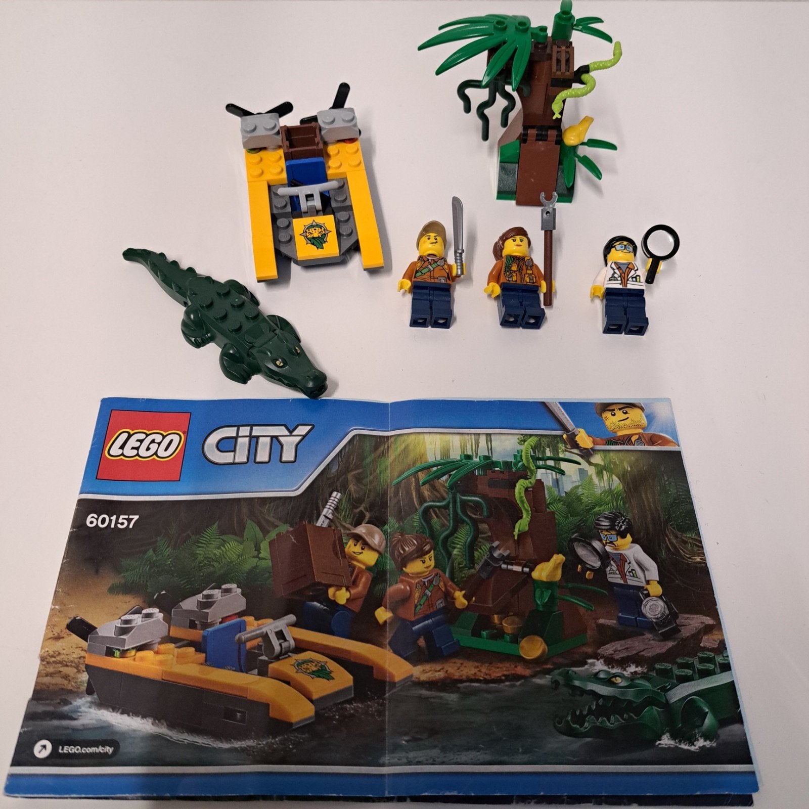 Lego City Jungle startset 60157, Lego, Ophalen of Verzenden, Inclusief instructies, Complete set