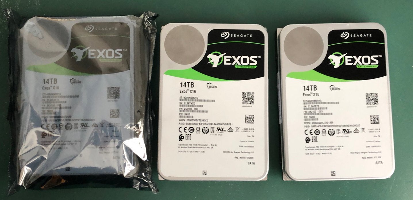 Seagate Exos X16 14 TB SATA HDD (Nieuw en Gebruikt), Computers en Software, Harde schijven, Ophalen, Server, Nieuw, Seagate Exos