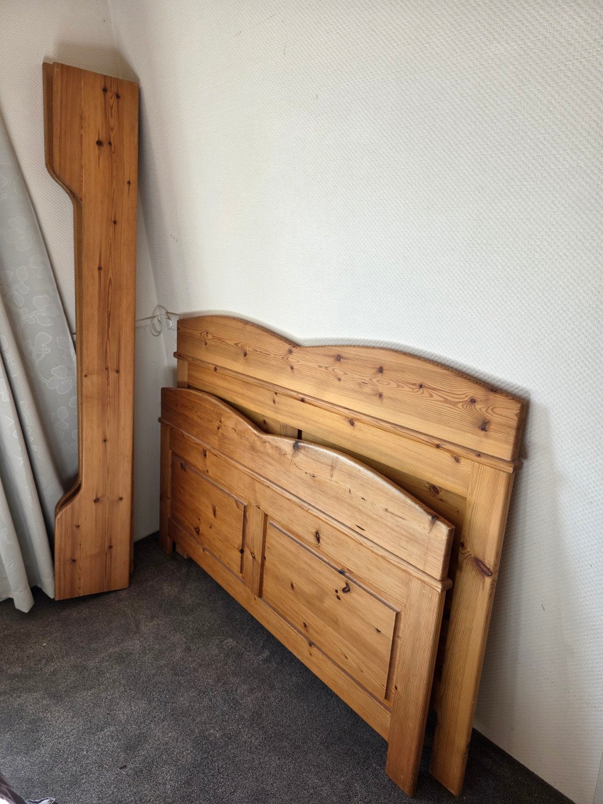 grenen bed 140x200 met lattenbodem, Huis en Inrichting, Ophalen, Gebruikt, Tweepersoons, 140 cm