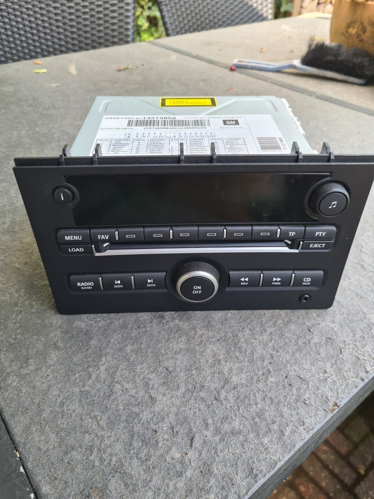 Saab 9-3 Radio CD-speler (P13319858), Auto diversen, Ophalen of Verzenden, Zo goed als nieuw