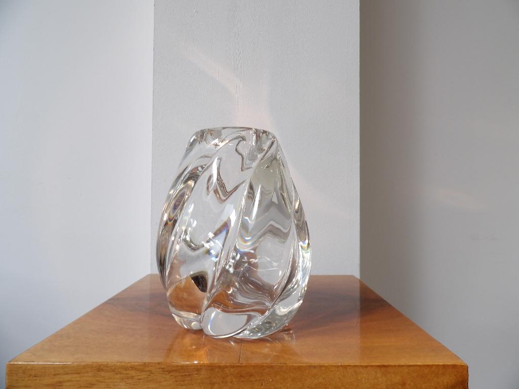 Orrefors Fifties Vaas Kristal, Waterfall