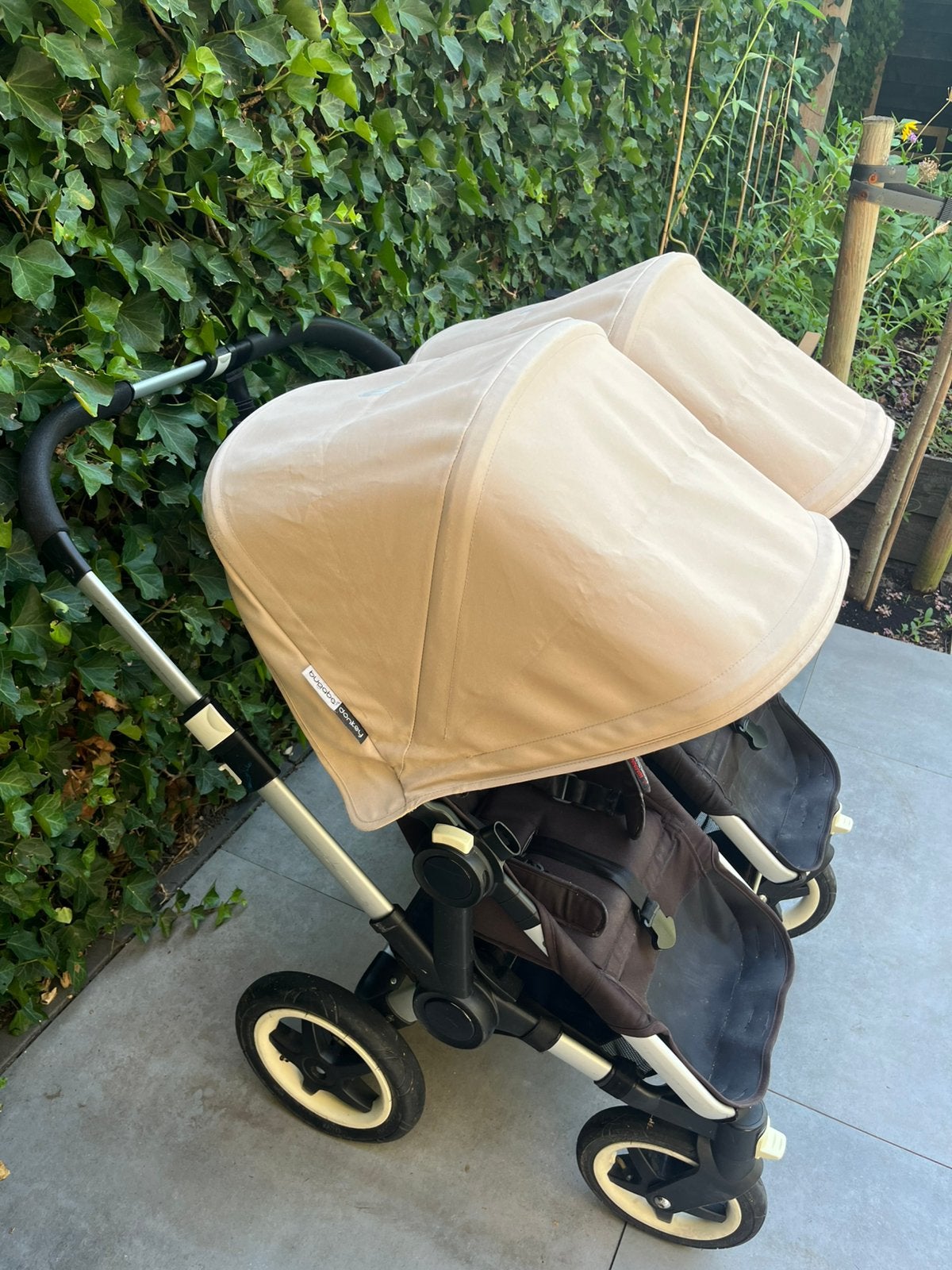 Bugaboo donkey twin beige/zwart, Ophalen, Gebruikt, Bugaboo
