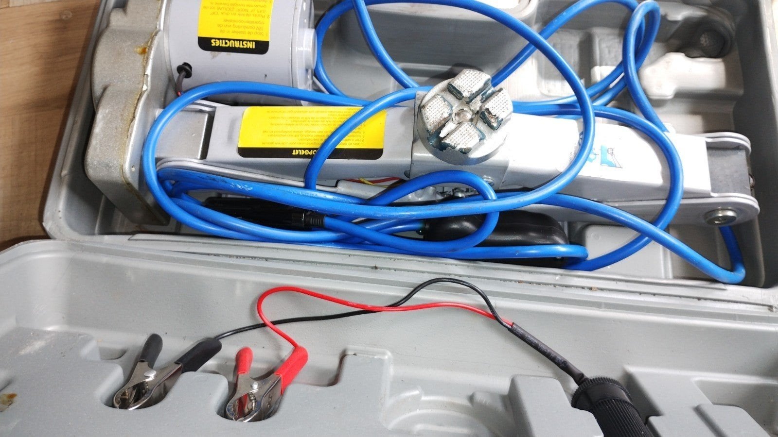 elektrische auto krik, Auto diversen, Autogereedschap, Ophalen, Zo goed als nieuw
