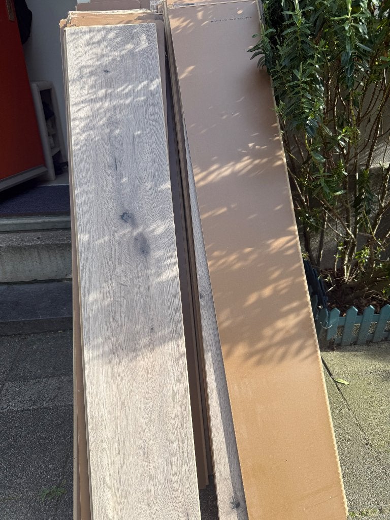 Gratis op te halen zgan Laminaat Rotterdam, Ophalen, Zo goed als nieuw, 25 tot 50 m², Beige