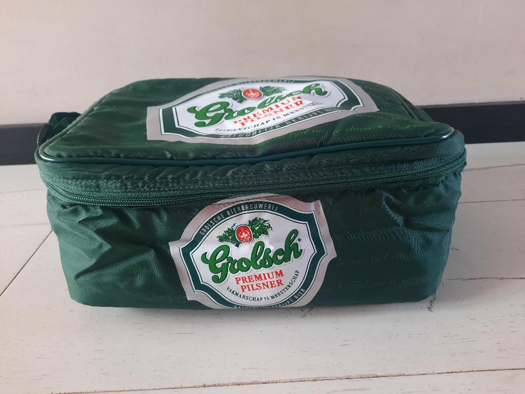 Te koop: groene Grolsch koeltas, Ophalen of Verzenden, Nieuw, Overige typen, Grolsch