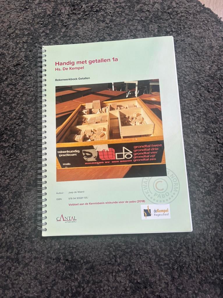 Schoolboek; handig met getallen 1a, Ophalen of Verzenden, Nieuw, Overige niveaus