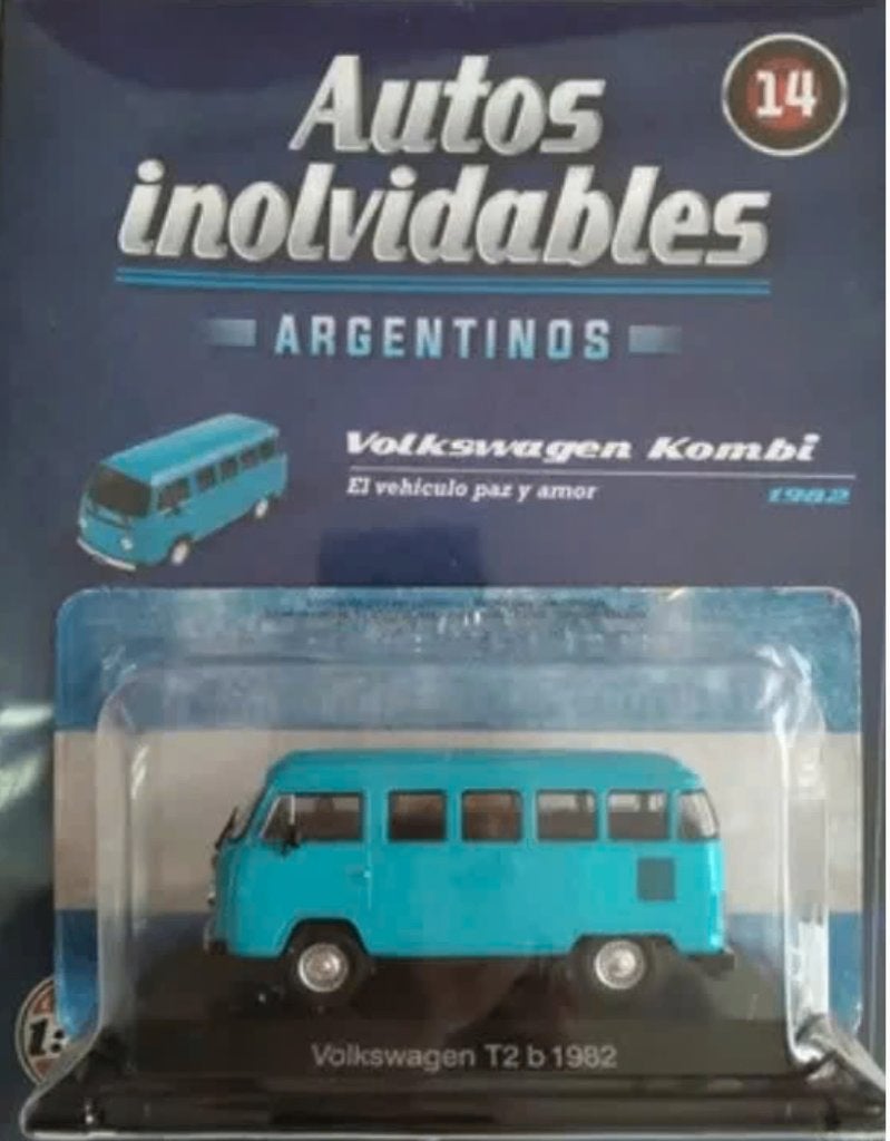 Volkswagen T2 b Kombi 1982 1/43 serie Autos Argentinos # 179, Hobby en Vrije tijd, Modelauto's | 1:43, Verzenden, Nieuw, Auto