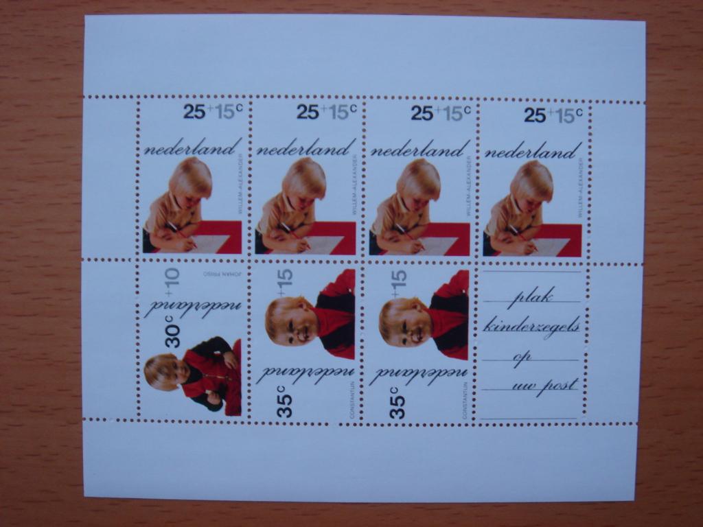 NVPH 1024 Kinderzegels 1972 Prinsen Postfris, Postzegels en Munten, Postzegels | Nederland, Ophalen of Verzenden, Na 1940, Postfris