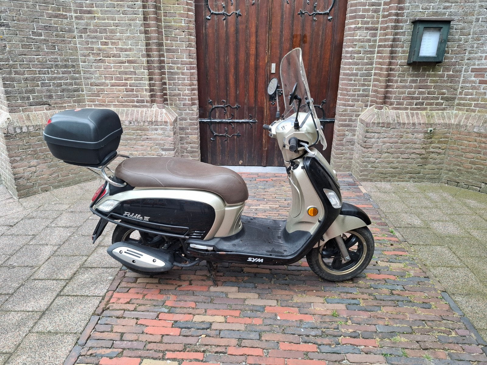 Sym fiddle 3 scooter - geel kenteken, Ophalen, Sym fiddle, Gebruikt, Maximaal 45 km/u