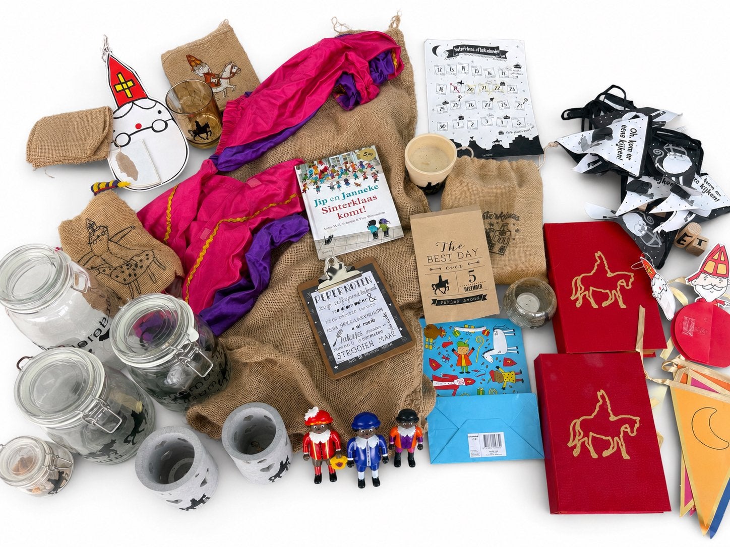 Compleet Sinterklaaspakket | Decoratie, Playmobil, etc, Ophalen of Verzenden, Zo goed als nieuw