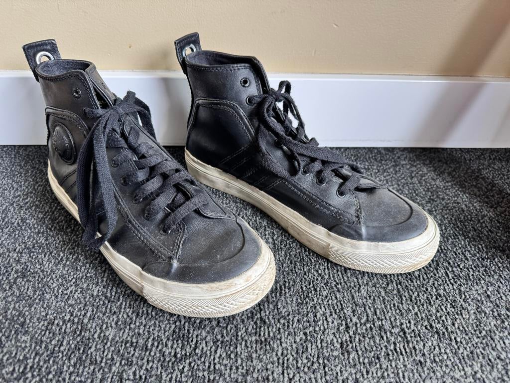 Diesel schoenen maat 42, in goede staat, Ophalen of Verzenden, Gedragen, Zwart, Sneakers of Gympen