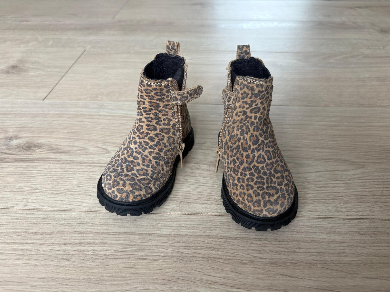 Esprit laarsjes met luipaardprint echt leer, maat 20, Ophalen of Verzenden, Gebruikt, Jongen of Meisje, Laarzen