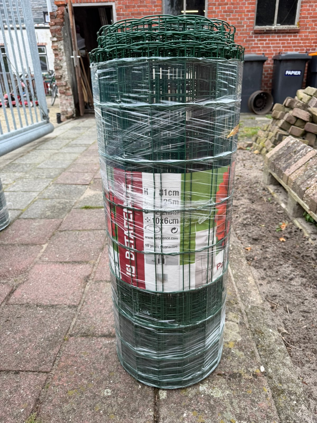 Betafence tuingaas 81 cm x 25 meter nieuwe rol, Ophalen, Zo goed als nieuw, 20 meter of meer
