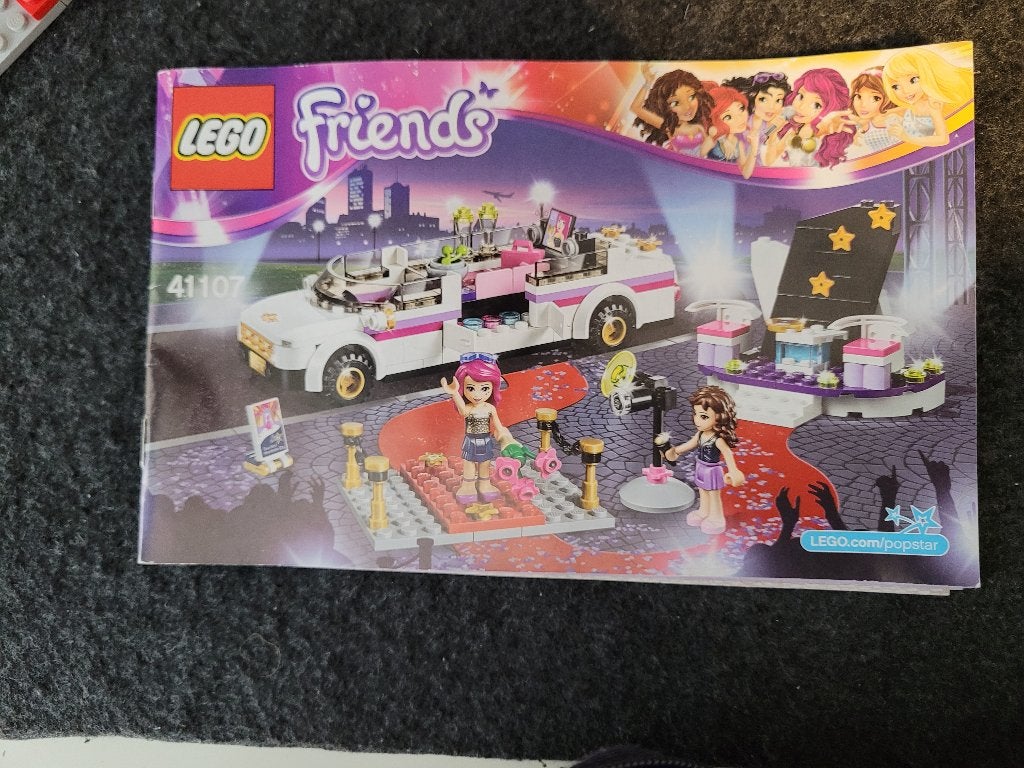 Popster Limousine: Lego Friends 41107, Kinderen en Baby's, Speelgoed | Duplo en Lego, Gebruikt, Lego, Friends, Ophalen of Verzenden