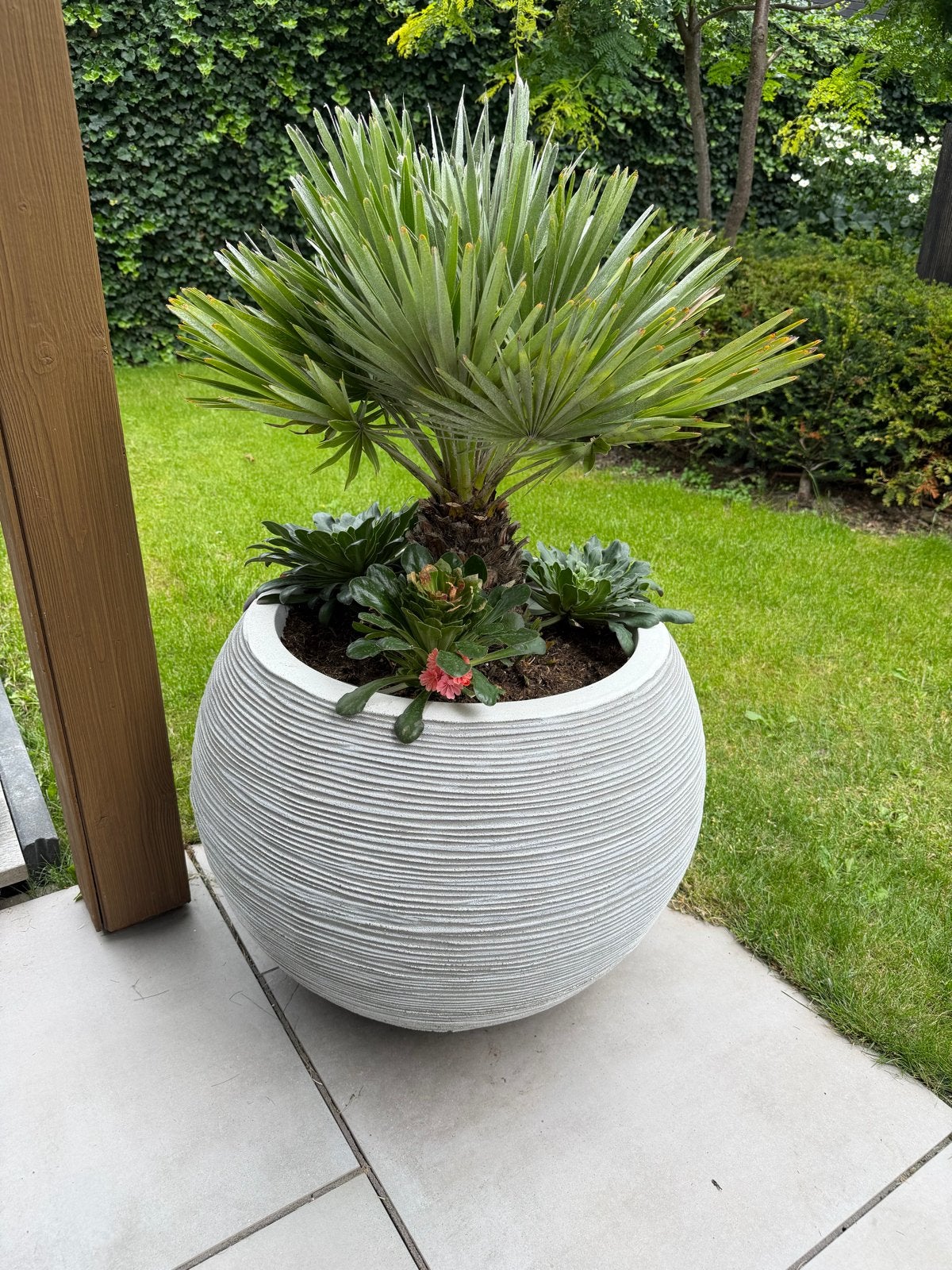 Capi Europe Bloempotten - Stijlvol en Duurzaam, Ophalen, Kunststof, 40 cm of meer, Rond