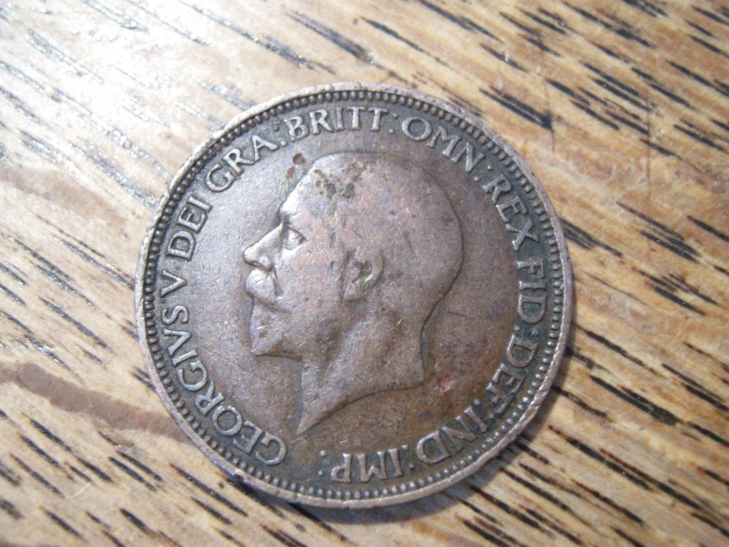 Engeland 1/2 Penny 1931 koning George V #168, Ophalen of Verzenden, Overige landen, Losse munt