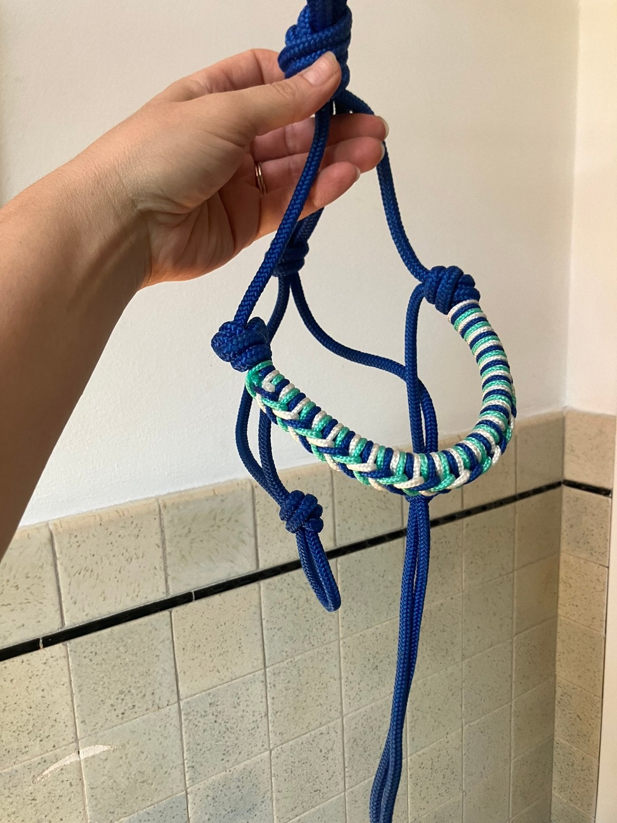Hobby horse hoodstel zgan tuigje blauw, Ophalen of Verzenden, Zo goed als nieuw