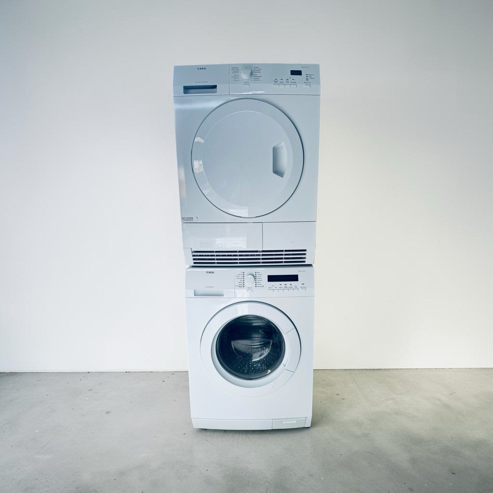 AEG Protex Plus 8Kg Was- en Droogcombinatie Refurbished, 8 tot 10 kg, Ophalen, Zo goed als nieuw, 85 tot 90 cm
