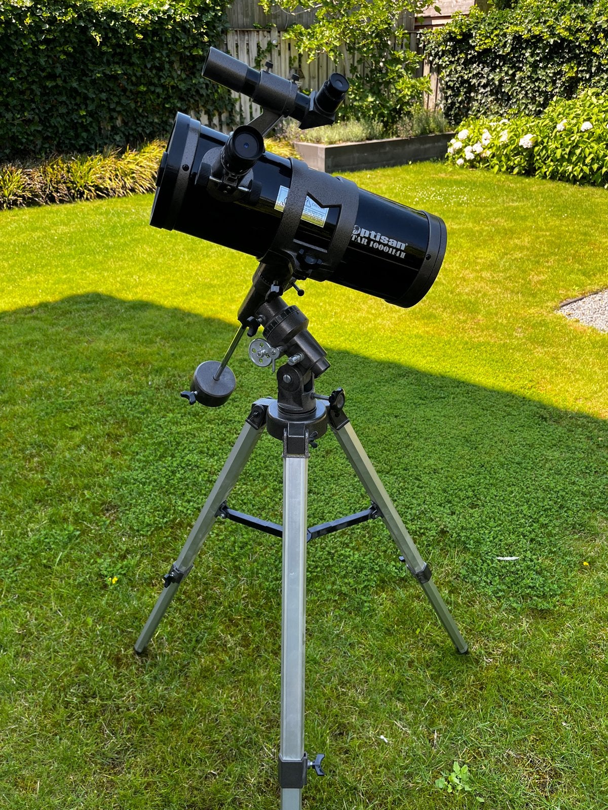 Optisan Star 1000114 telescoop met statief, Audio, Tv en Foto, Optische apparatuur | Telescopen, Ophalen, 80 tot 200 mm, Met statief