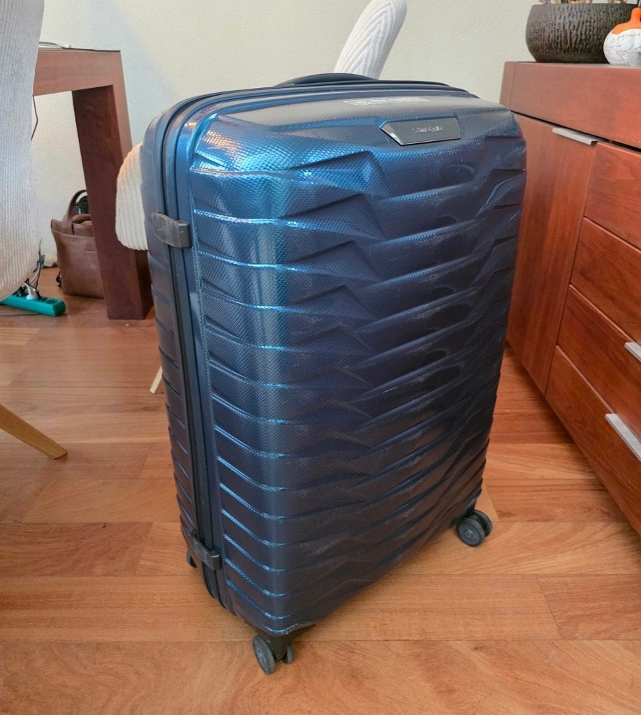Samsonite Proxis 75 Blue - Very good, Gebruikt, Hard kunststof, Ophalen of Verzenden, 70 cm of meer