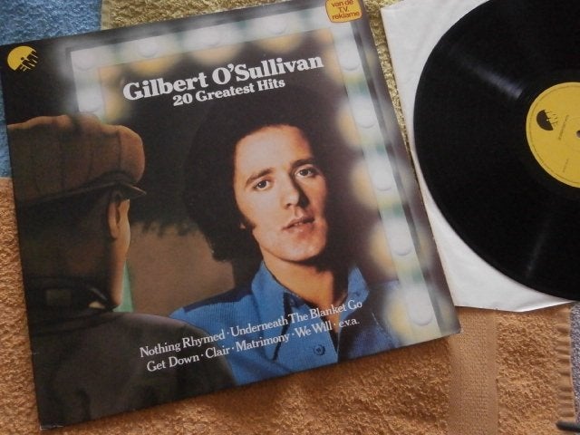 LP - Gilbert O'Sullivan - 20 Greatest Hits., LP, Pop, Zo goed als nieuw, 12 inch