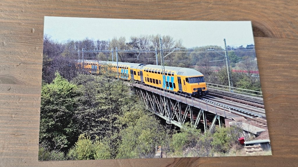 Foto TREIN NS Nederlandse Spoorwegen DDM Dubbeldekker, Verzenden, Gebruikt, Trein, Overige typen