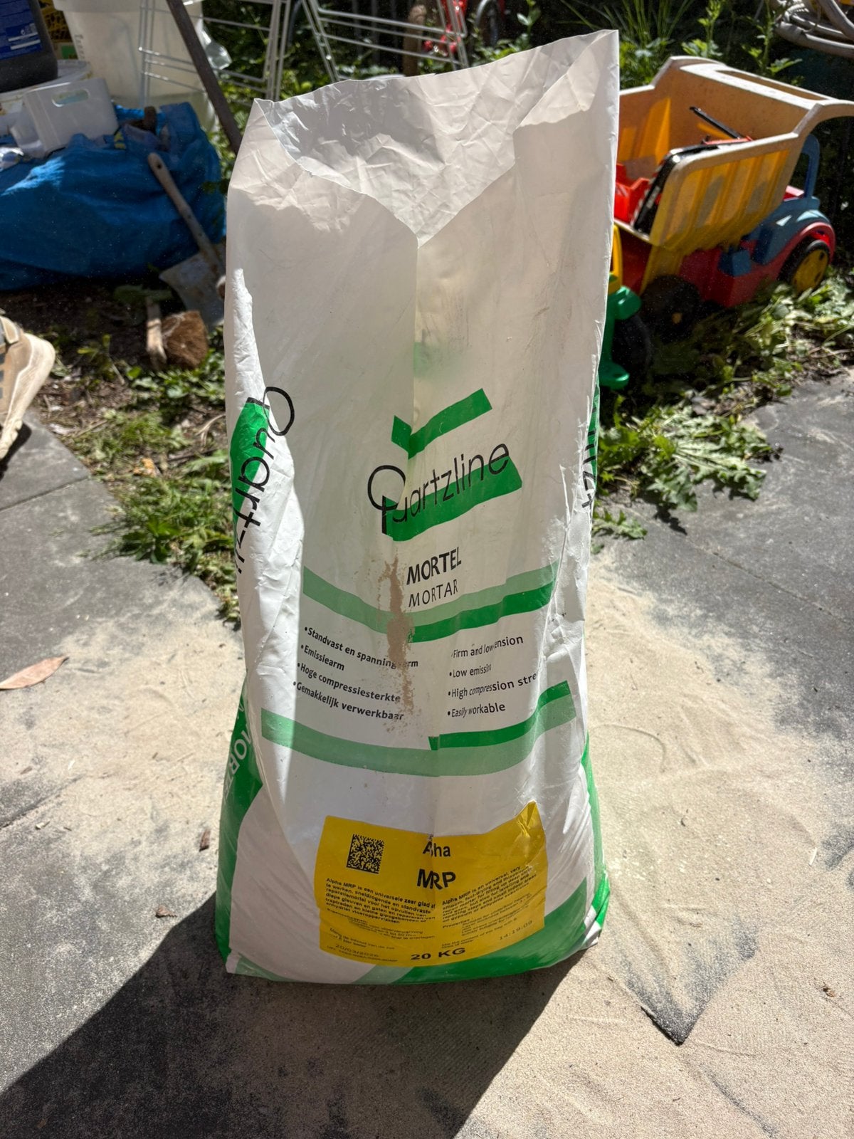 Gratis quartzline mortel egaline gipsbasis, Doe-het-zelf en Verbouw, Ophalen