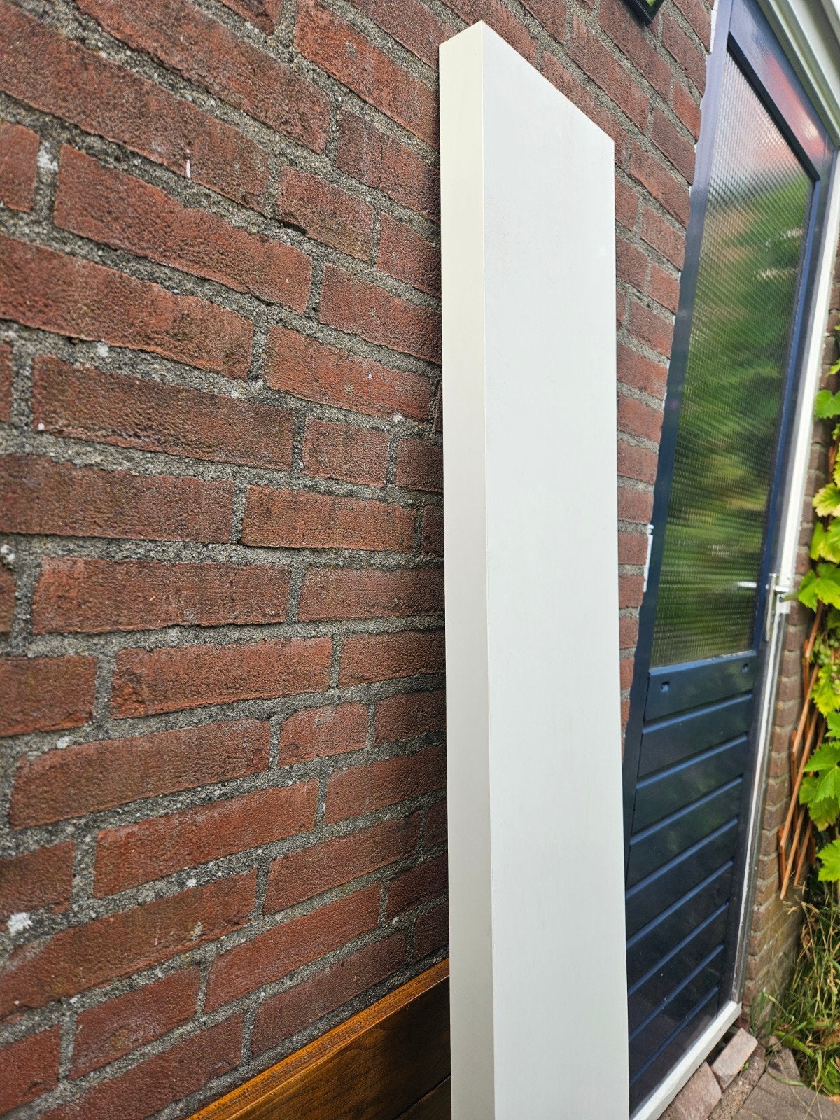 Mooie witte lange (boeken)plank 182x26x5 cm, Ophalen, Zo goed als nieuw