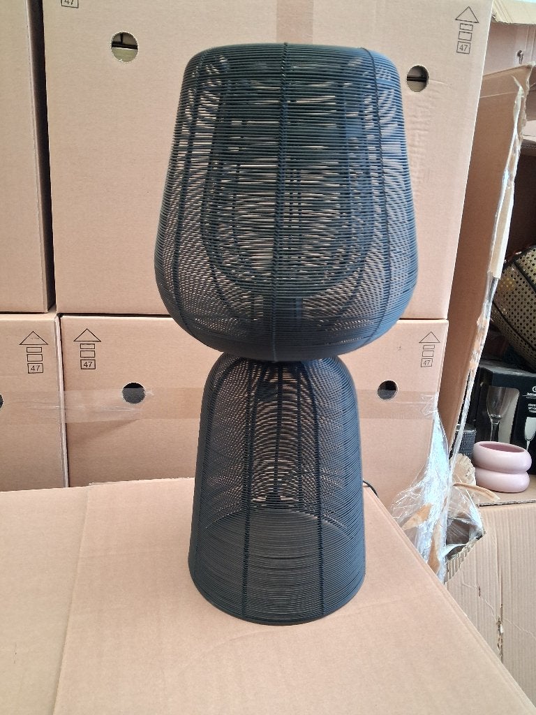 Light & Living SINULA tafellamp zwart 52 cm, Overige typen, Info@lightenliving, 52 cm, Overige fittingen
