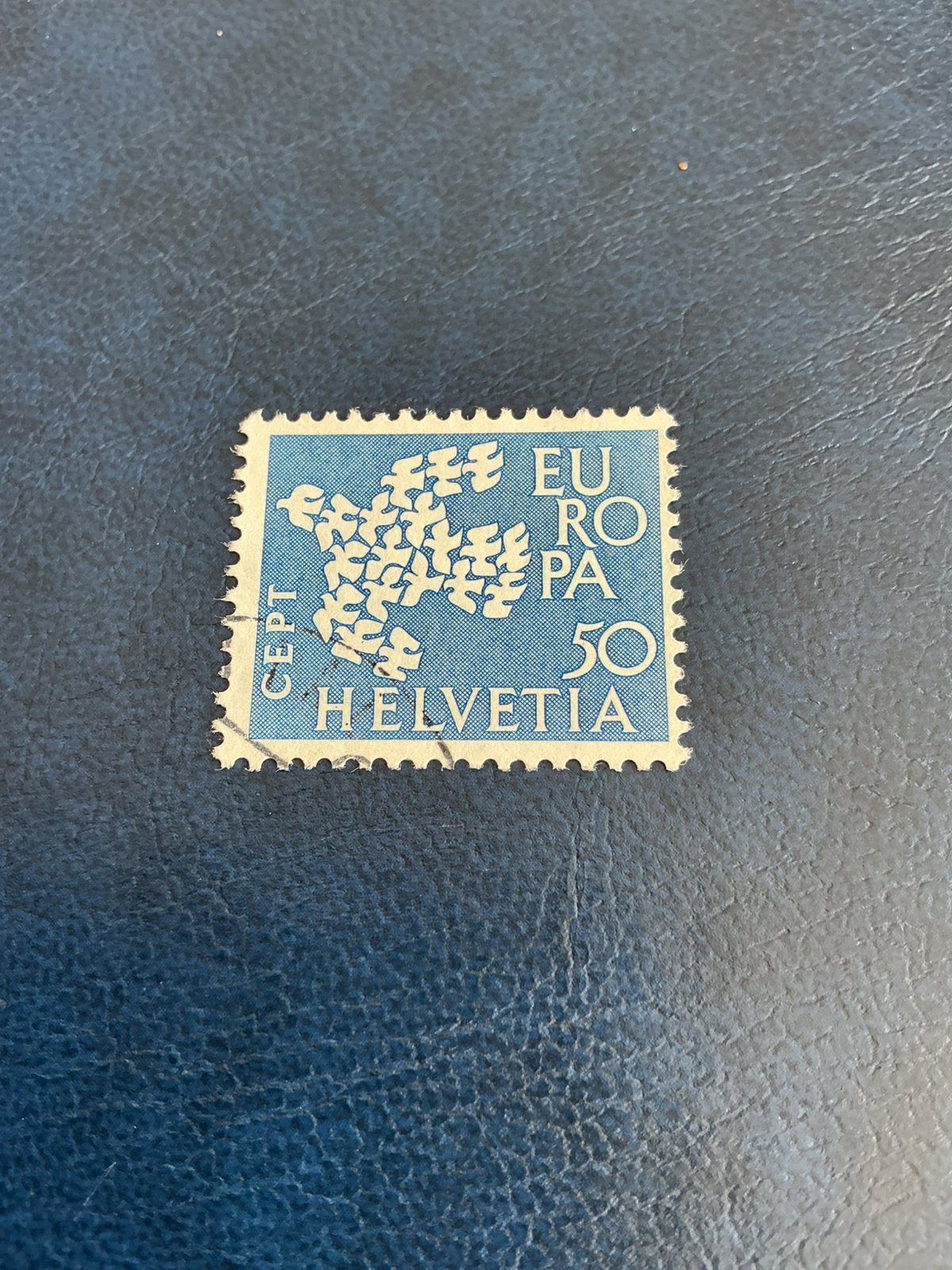 Helvetia CEPT1961, Verzenden, Gestempeld