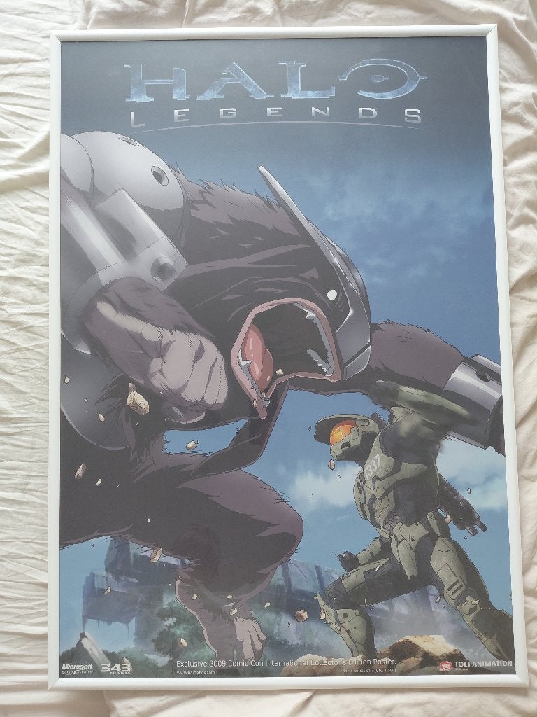 Halo Legends San Diego Comic-Con 2009 posters, Rechthoekig Staand, Met lijst, Ophalen of Verzenden, Zo goed als nieuw