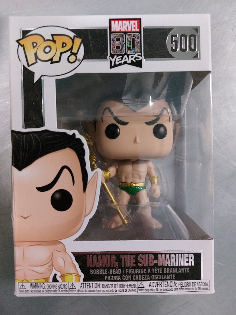Funko Pop - 500 - Namor, The Sub-Mariner (Marvel 80 Years), Ophalen of Verzenden, Zo goed als nieuw