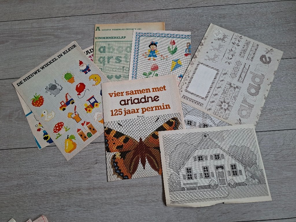 borduurpatronen (vintage), Ophalen of Verzenden, Gebruikt, Handborduren, Patroon