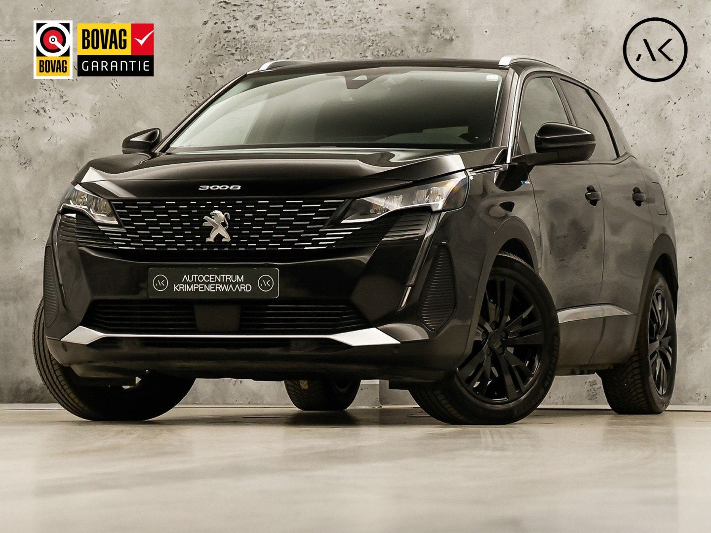 Peugeot 3008 1.6 HYbrid 225 Allure Blacksport 225Pk Automaat, 12 maanden, 4 cilinders, Leder en Stof, Plug-in hybride