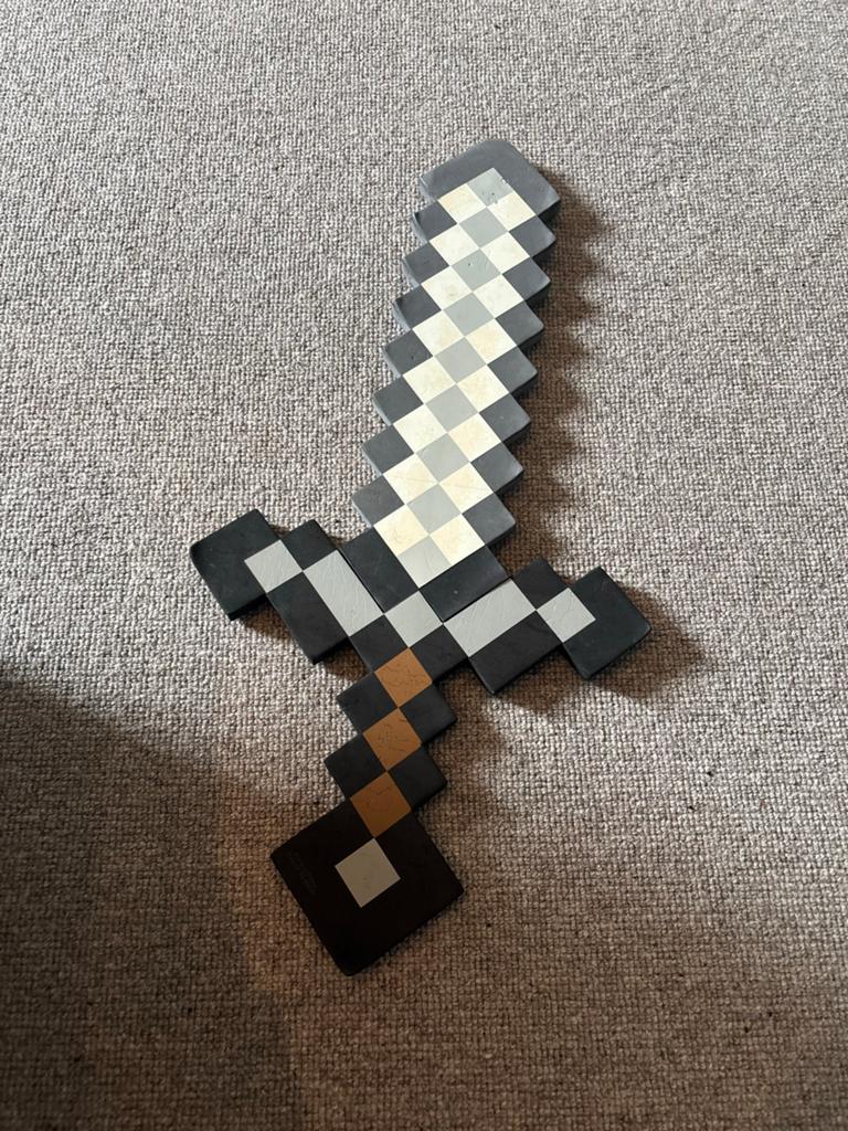 Minecraft Zwaard - Foam Speelgoed, Ophalen, Gebruikt