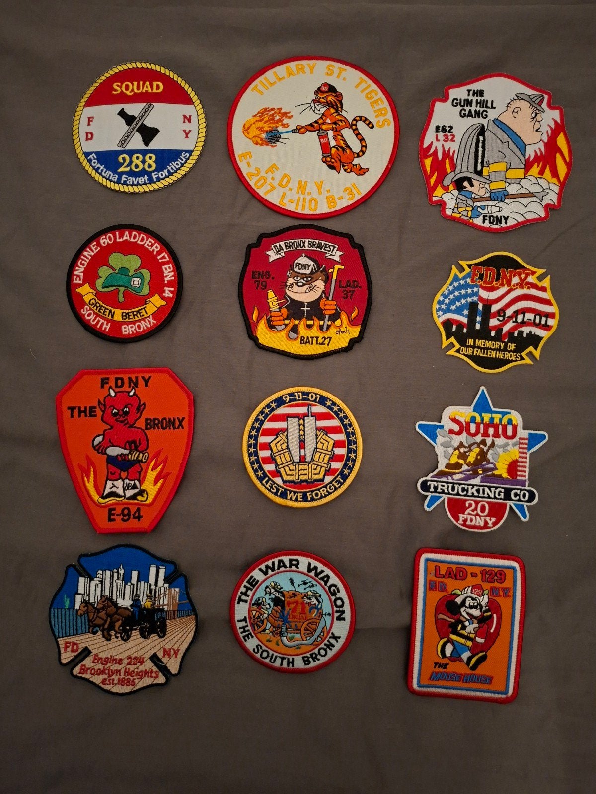Collectie FDNY Brandweer Patches - New York, Ophalen of Verzenden, Nieuw