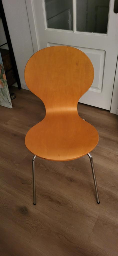 Vlinderstoel Fritz Hansen Series 7 - Hout met metalen poten, Gebruikt, Overige kleuren, Ophalen of Verzenden, Modern Design, Scandinavisch