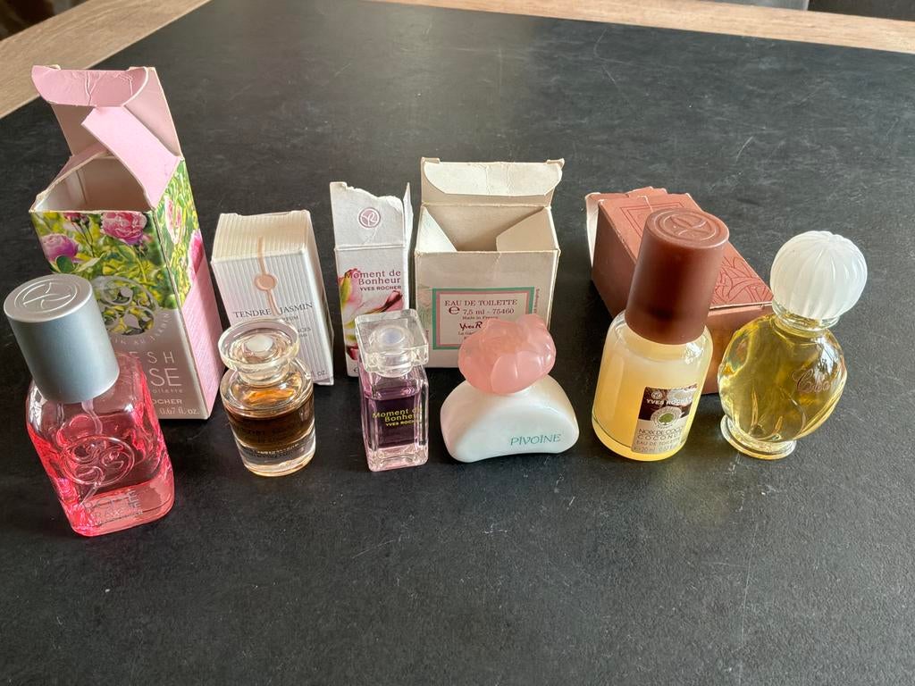 Yves Rocher parfum miniaturen - diverse geuren, Ophalen of Verzenden, Zo goed als nieuw