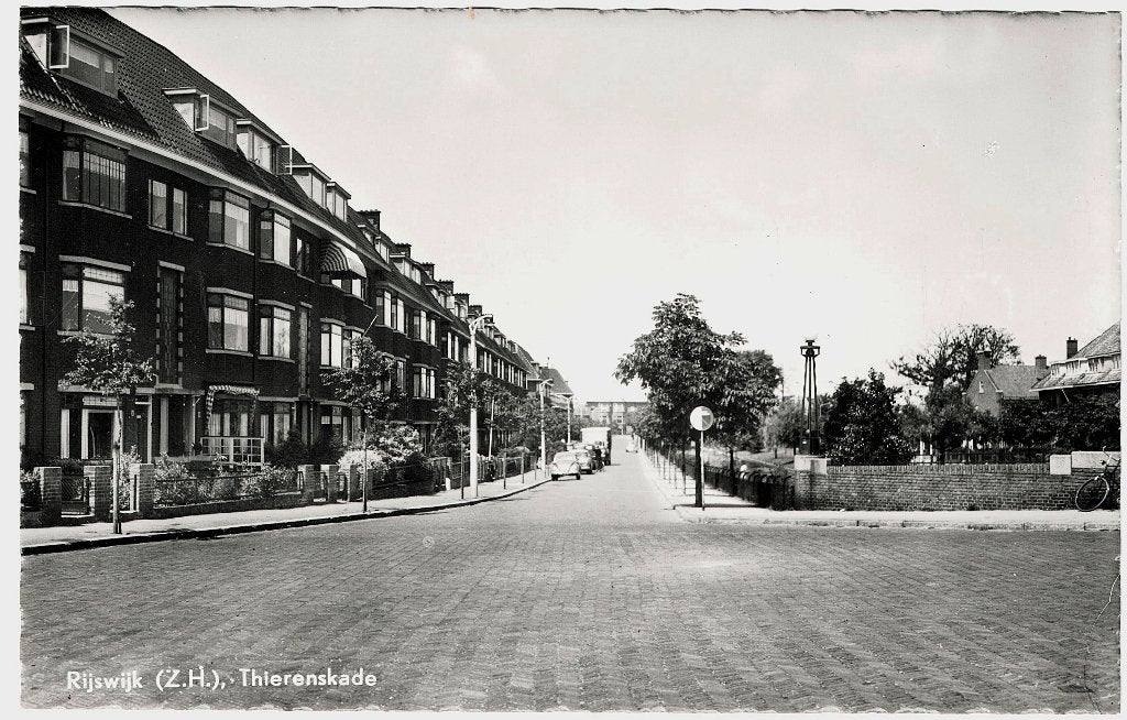 Rijswijk ZH 55, Thierenskade, ongelopen, richtprijs 3,50, Verzenden, 1940 tot 1960, Ongelopen, Zuid-Holland