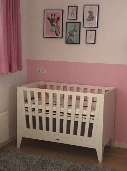 Kidsmill Nikki meegroeibed wit incl. Aerosleep matras, Ophalen, Gebruikt, 70 tot 85 cm, 140 tot 160 cm