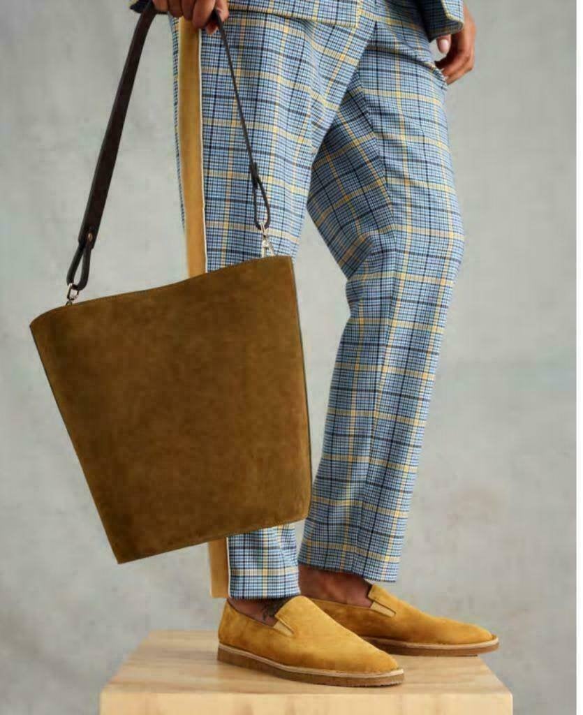 NIEUWE geruite broek CLOSED mt 29 wit/blauw/oker, Closed, Nieuw, Maat 36 (S), Lang