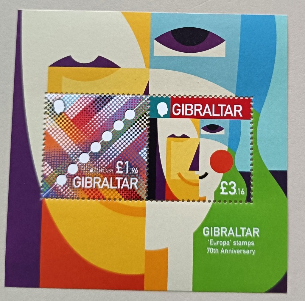 Gibraltar 2026 cept PF block, Ophalen of Verzenden, Overige landen, Postfris