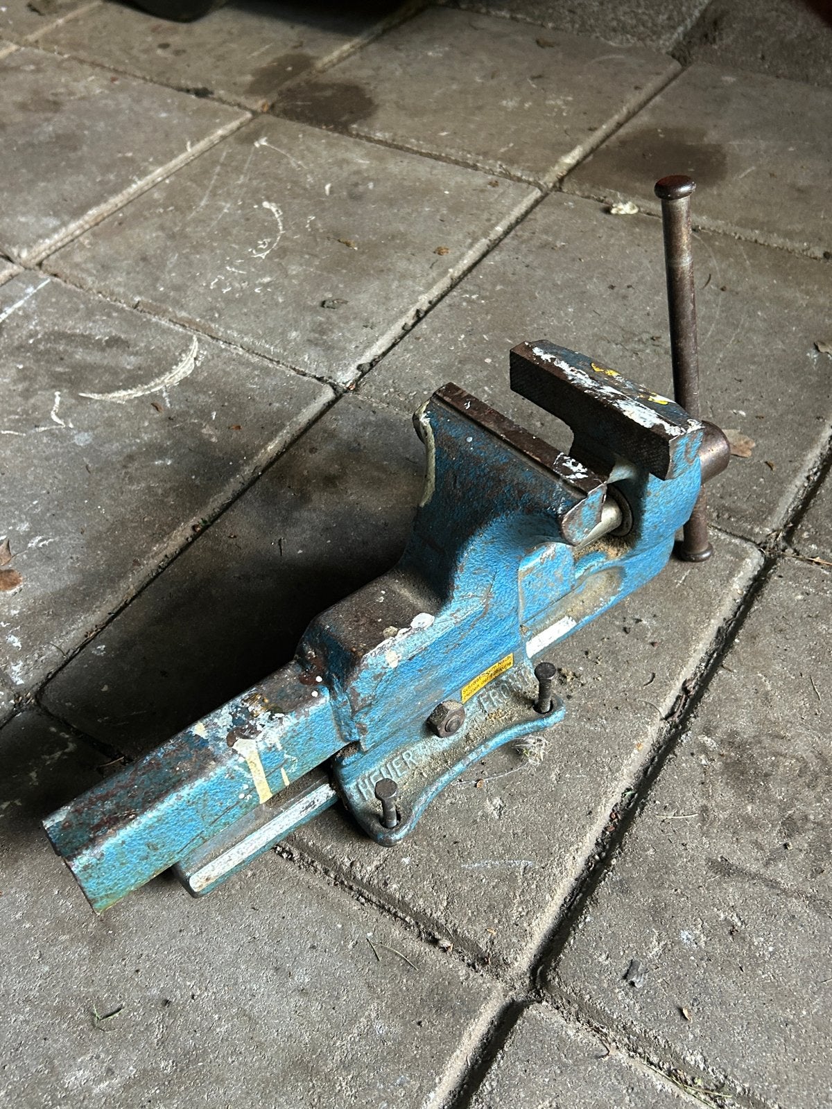 Bankschroef - Heuer Front - Bekbreedte 10cm, Ophalen, Gebruikt