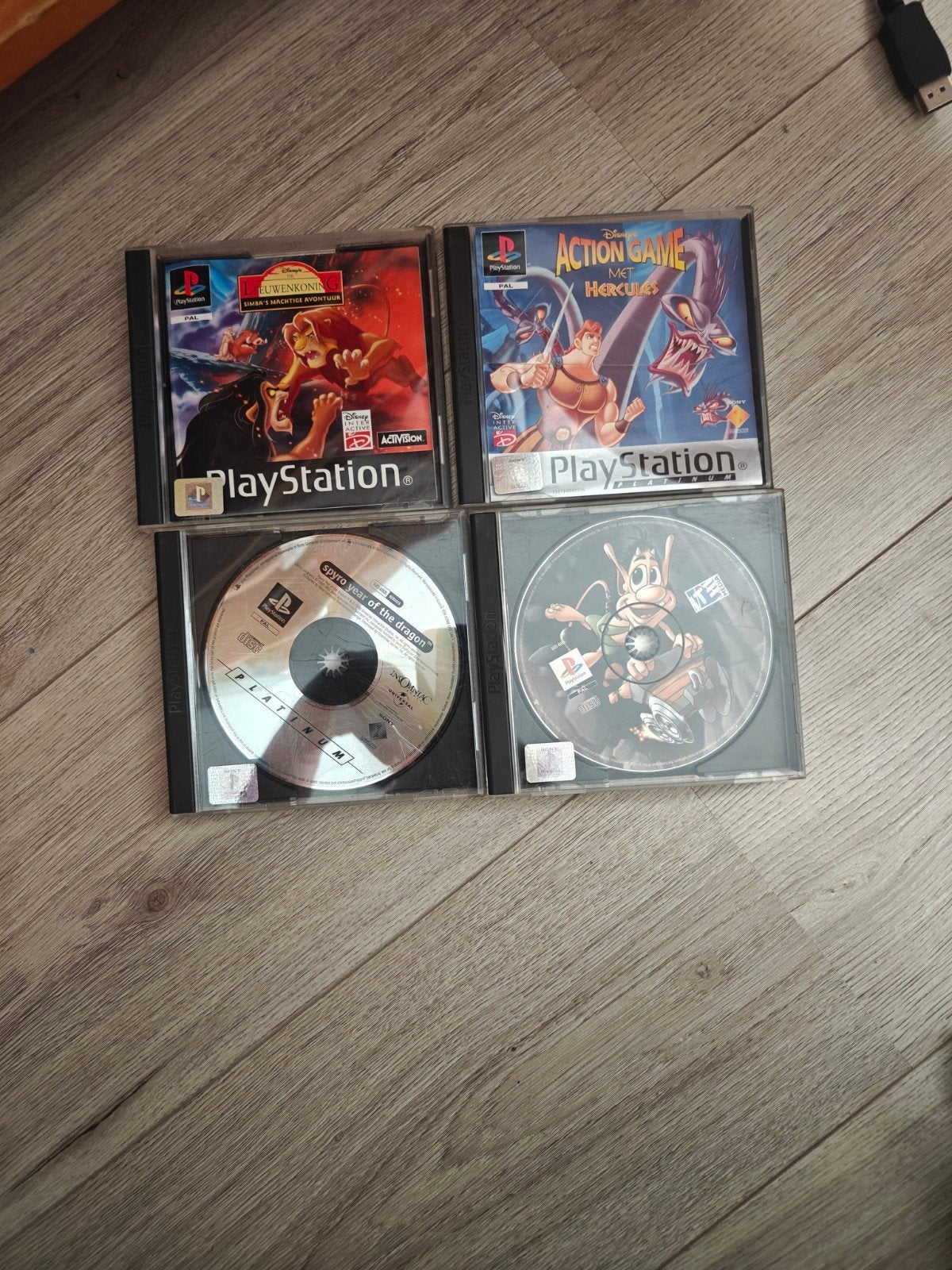 Hercules, Hugo, leeuwenkoning en meer ps1, Ophalen of Verzenden, Gebruikt