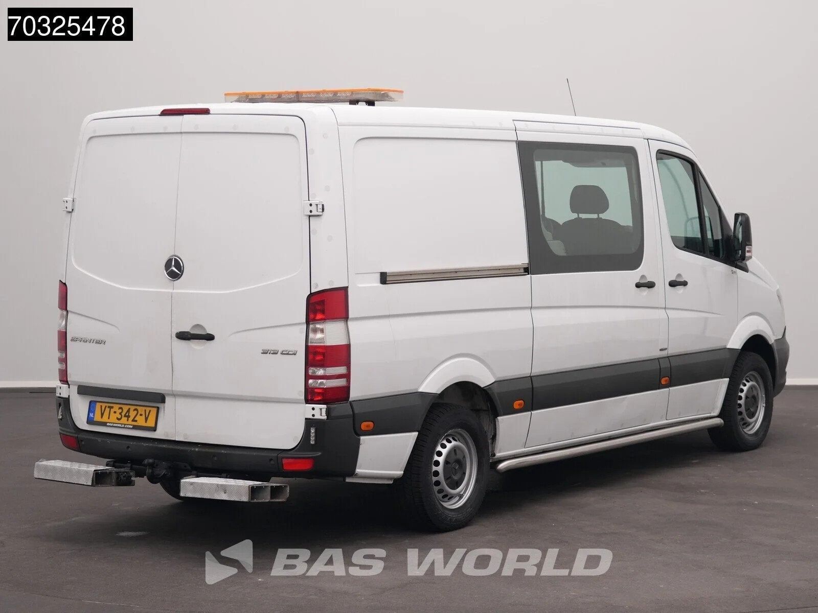 Mercedes Sprinter 313 CDI Automaat Dubbel Cabine Euro6 L2H1, Auto's, Automaat, Euro 5, Stof, Gebruikt