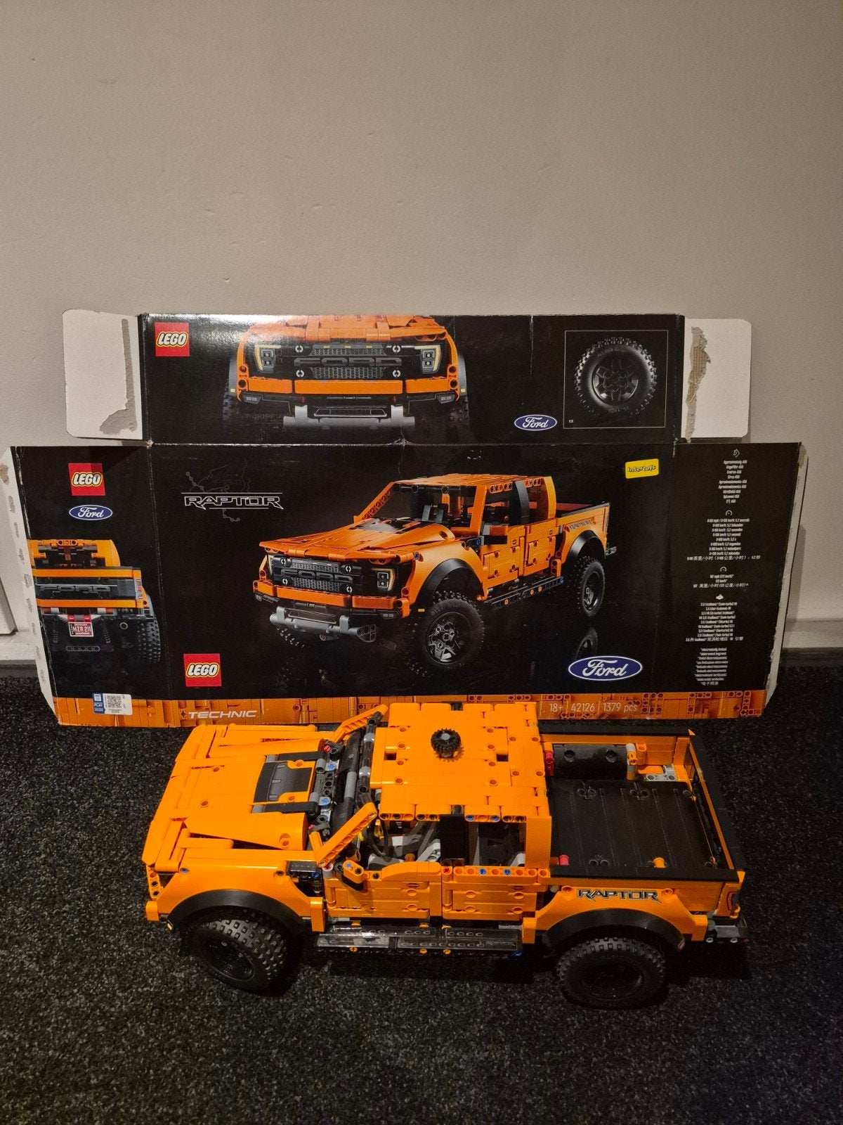 LEGO Technic Ford F-150 Raptor 42126, Kinderen en Baby's, Gebruikt, Aastvej 1, 7190 Billund, Denemarken, Ophalen of Verzenden